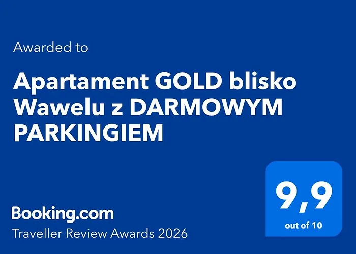 شقة Gold Blisko Wawelu Z Darmowym Parkingiem كراكوفيا